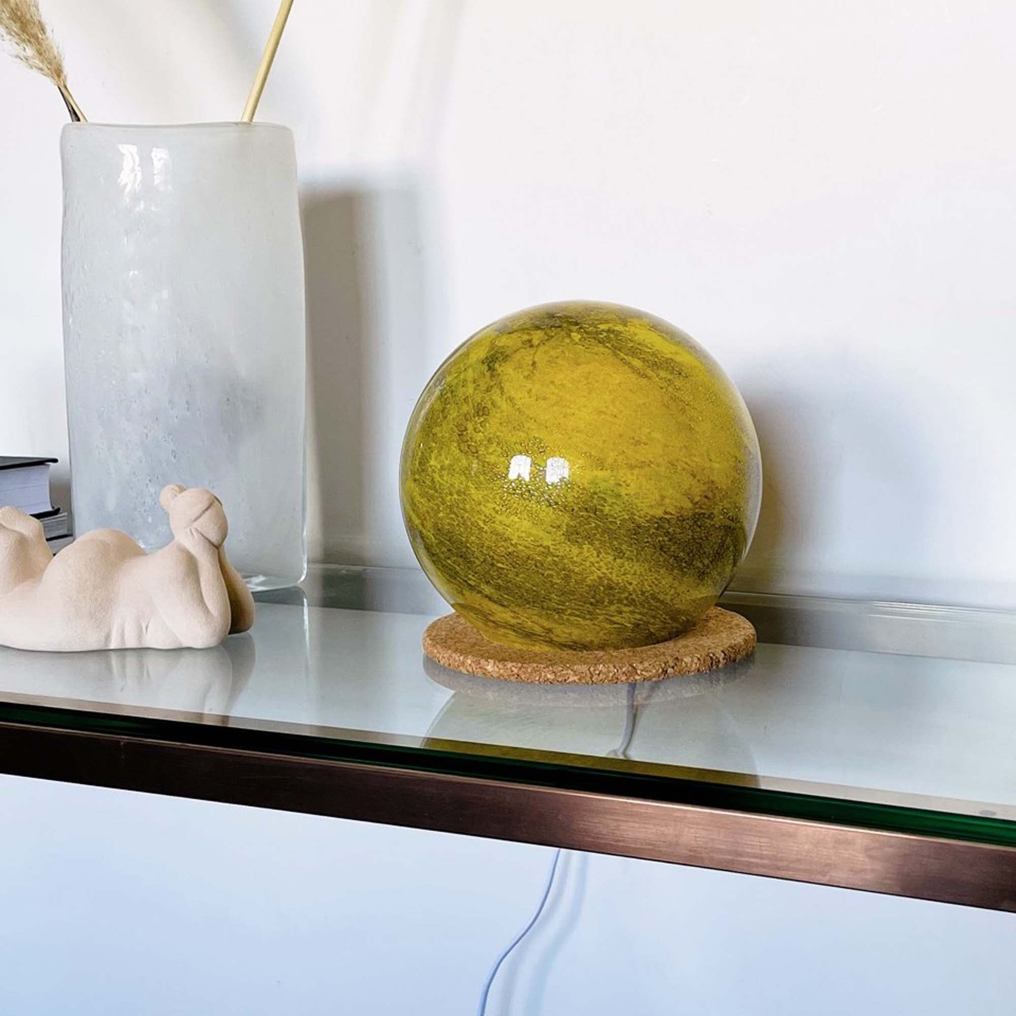 Citrine Lightglow Lamp - DISC Citrine Lightglow Lamp (18CM ) Accessories Sterling Home 5