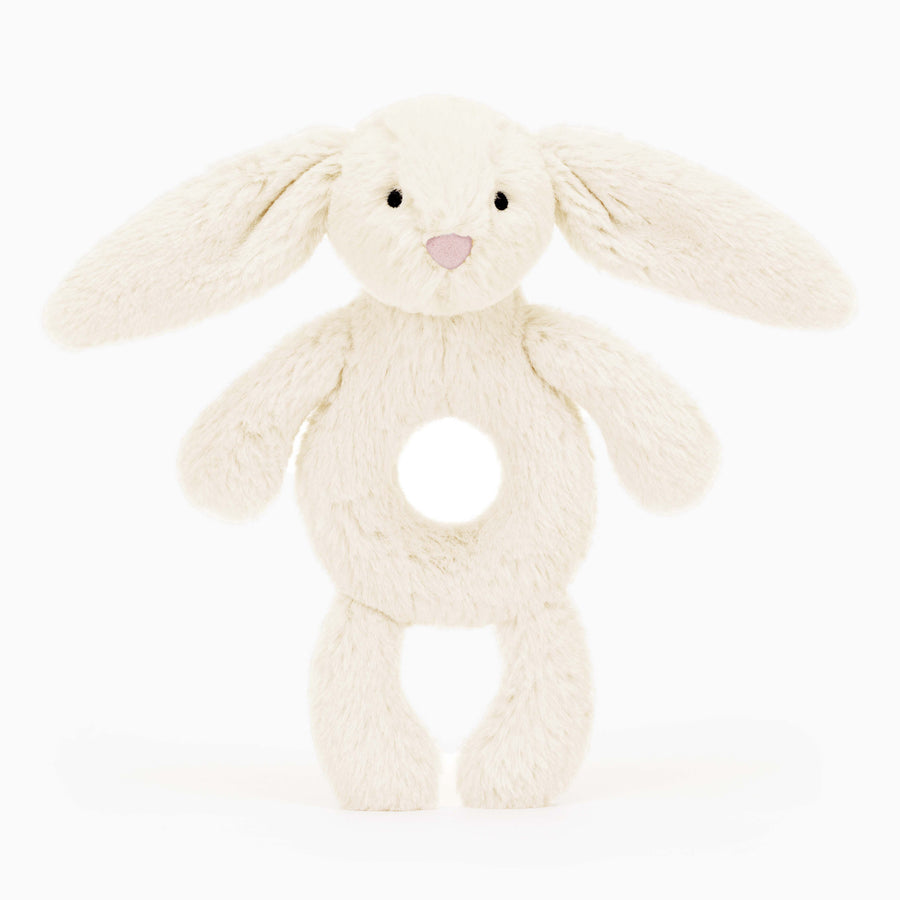 Jellycat Ring Rattle - Bashful Cream Bunny Ring Rattle Accessories Sterling Home 1