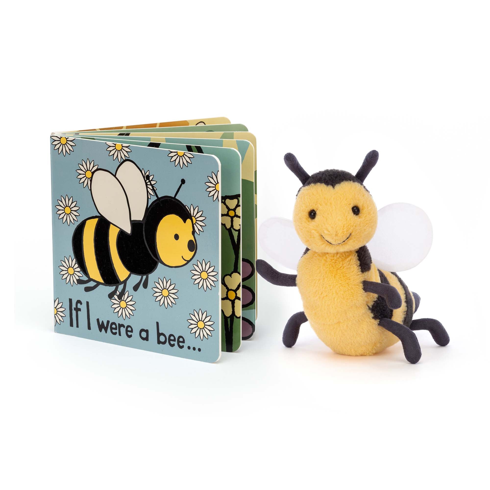 Jellycat Book If I Were A Bee - If I Were A Bee Board Book Accessories Sterling Home 2