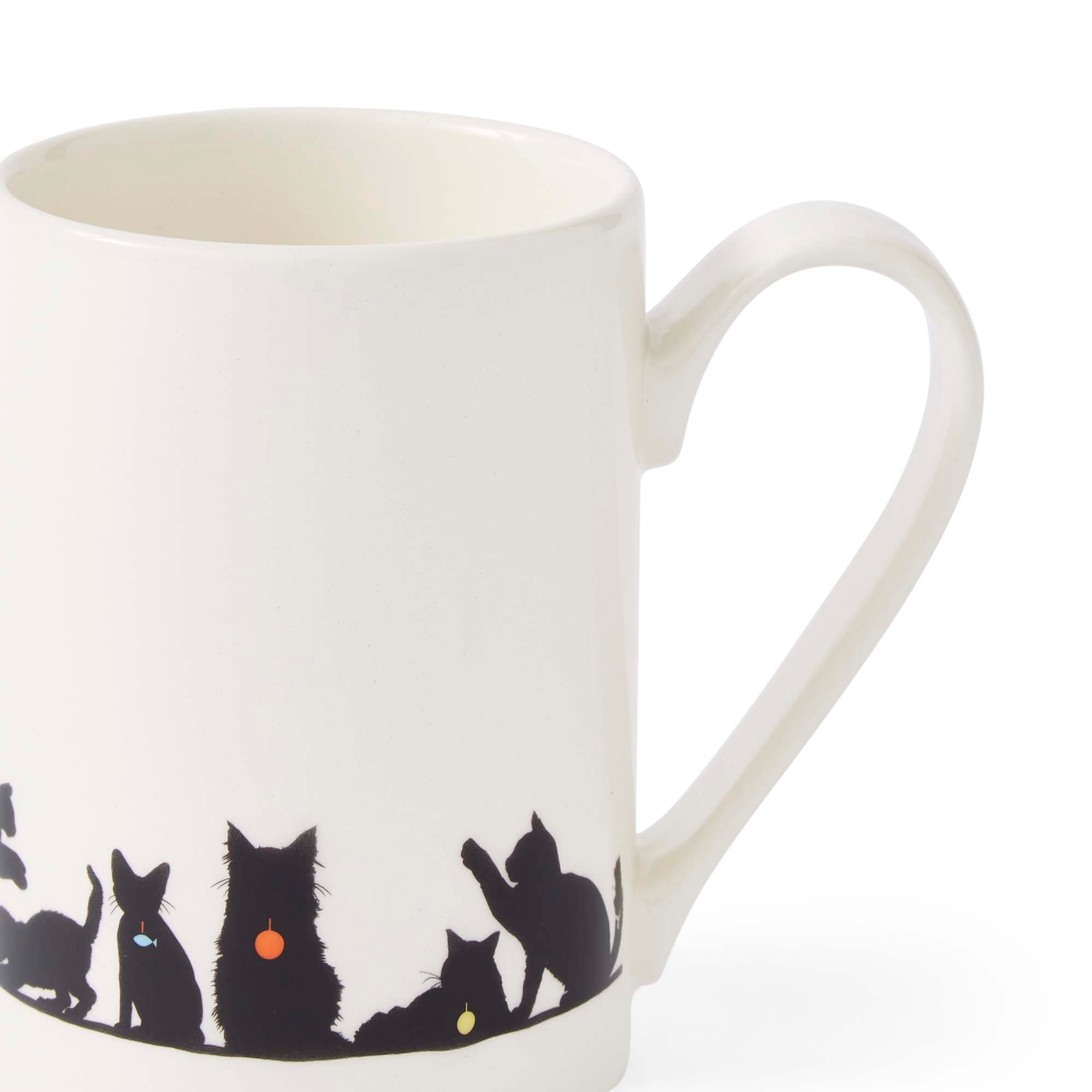Portmeirion Mugmerion Silhouette Cat Friends Mug - MugMerion Silhouette Cat Friends Accessories Sterling Home 2