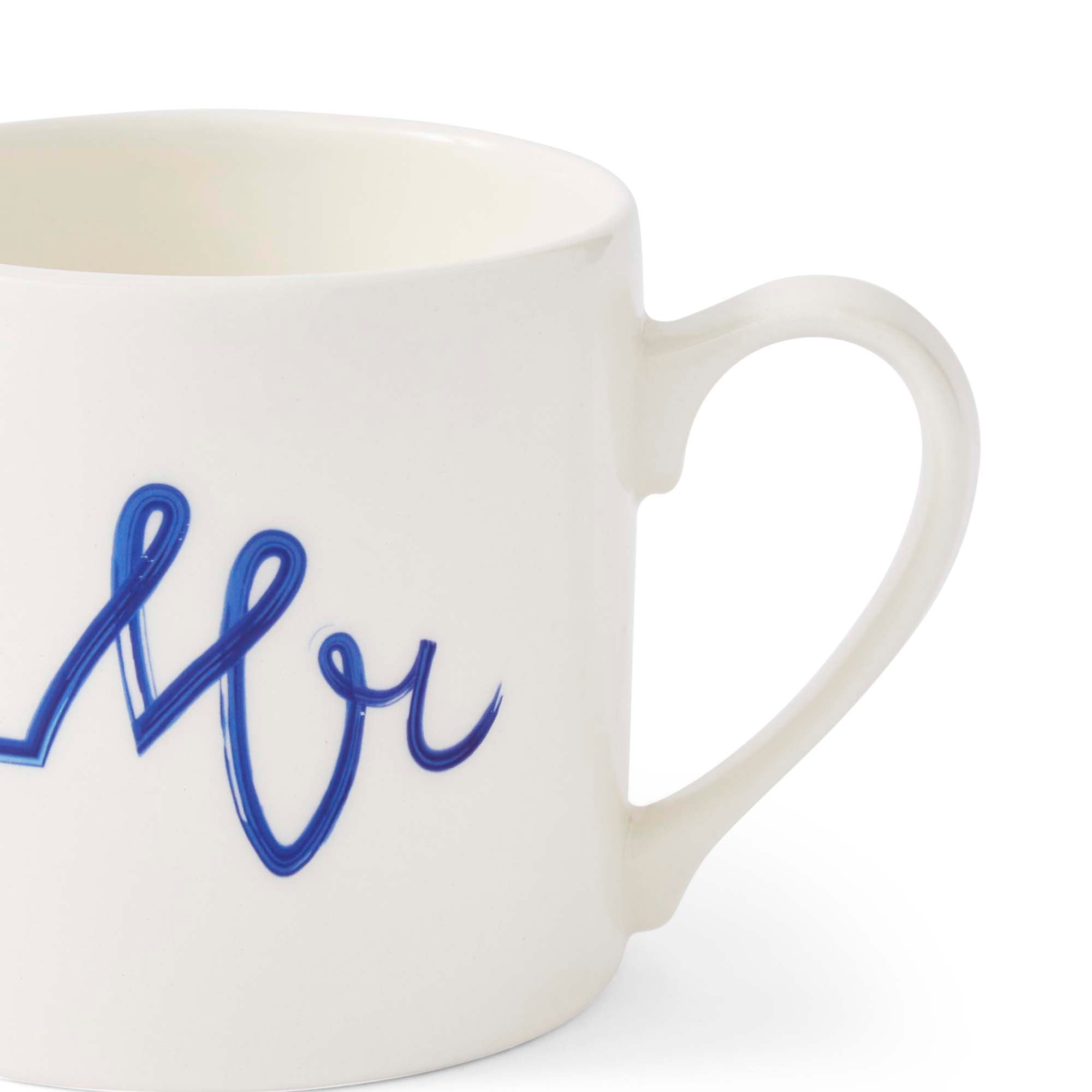 Portmeirion Mugmerion Blue & White Mr Mug - Mugmerion Blue & White Mr Mug Accessories Sterling Home 6
