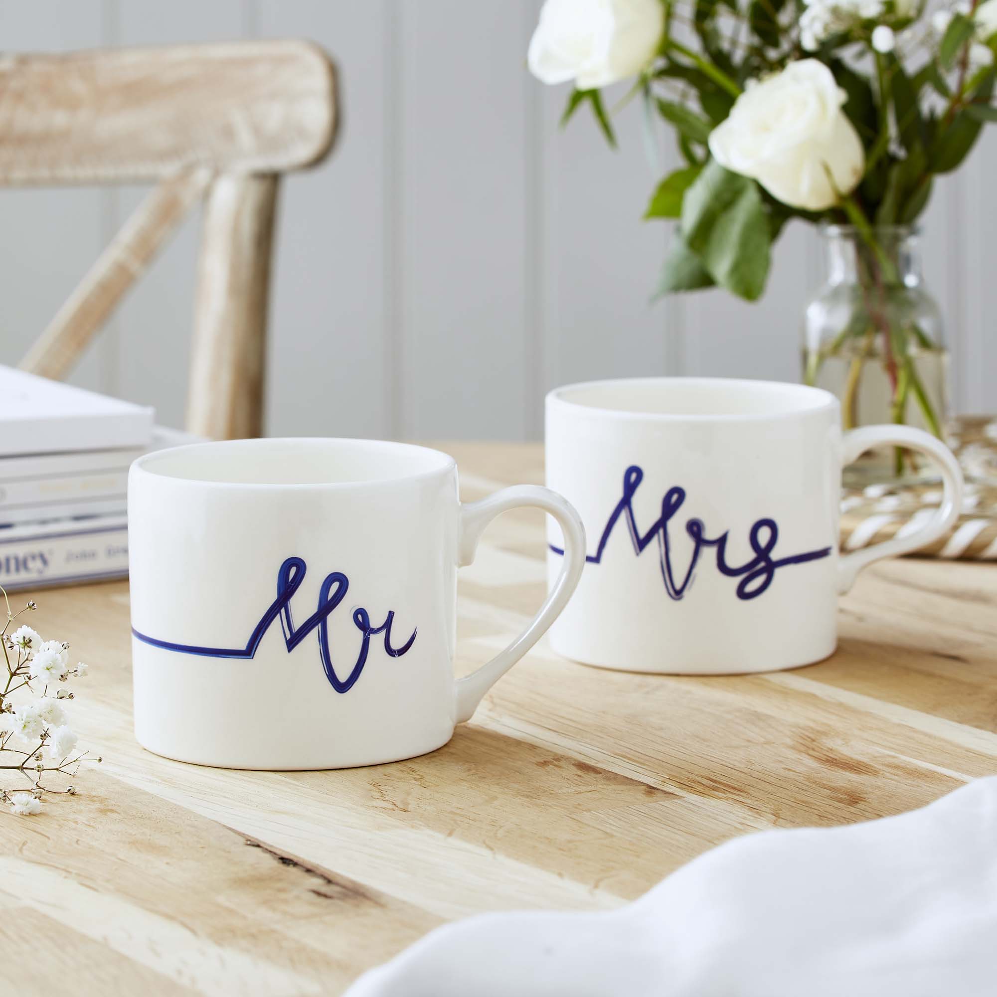 Portmeirion Mugmerion Blue & White Mr Mug - Mugmerion Blue & White Mr Mug Accessories Sterling Home 7