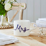 Portmeirion Mugmerion Blue & White Mrs Mug - Mugmerion Blue & White Mrs Mug Accessories Sterling Home 1