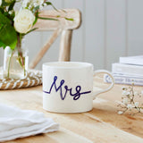 Portmeirion Mugmerion Blue & White Mrs Mug