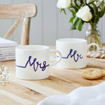 Portmeirion Mugmerion Blue & White Mrs Mug - Mugmerion Blue & White Mrs Mug Accessories Sterling Home 7
