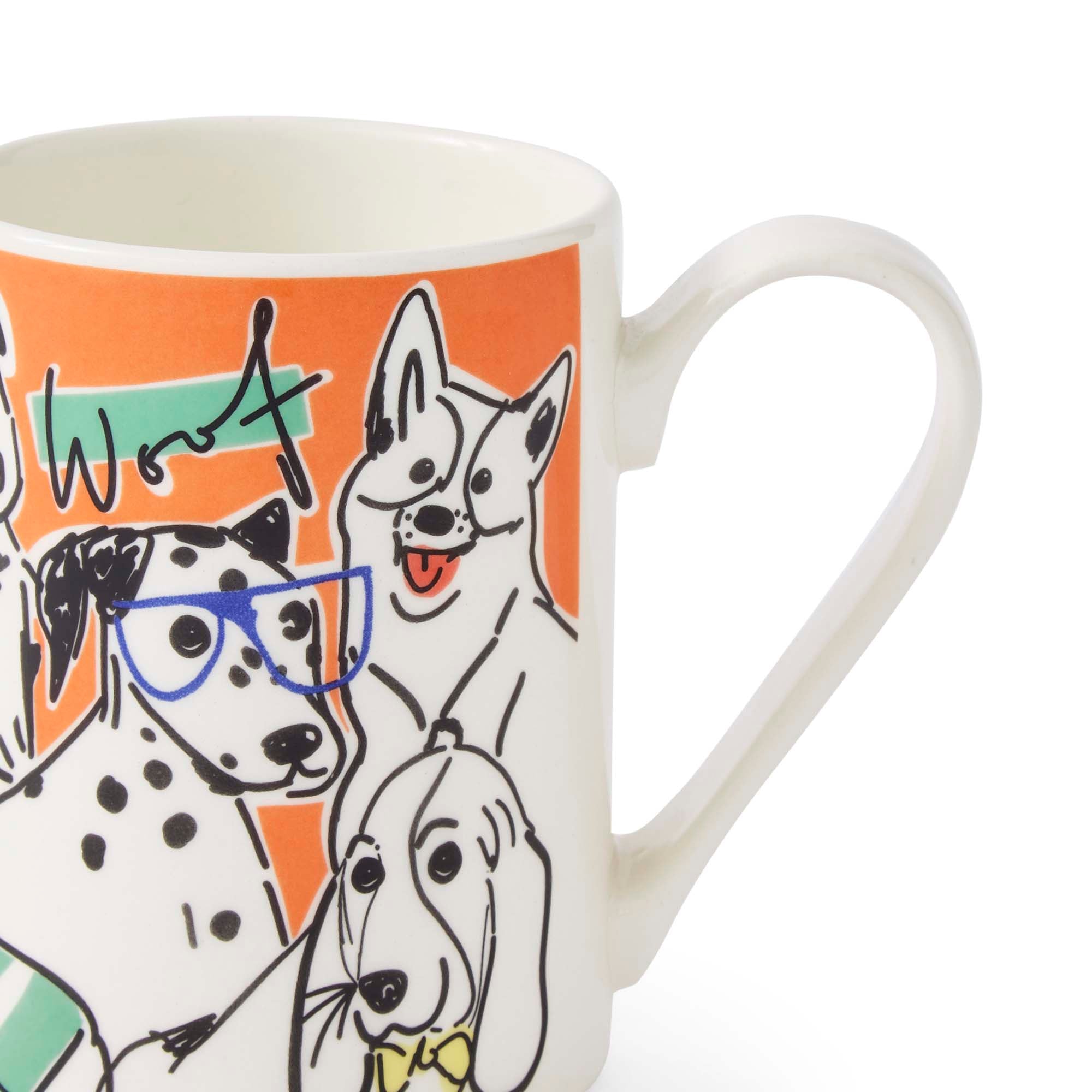 Portmeirion Mugmerion Orange Dogs Mug - DISC Mugmerion Orange Dogs Mug Accessories Sterling Home 5