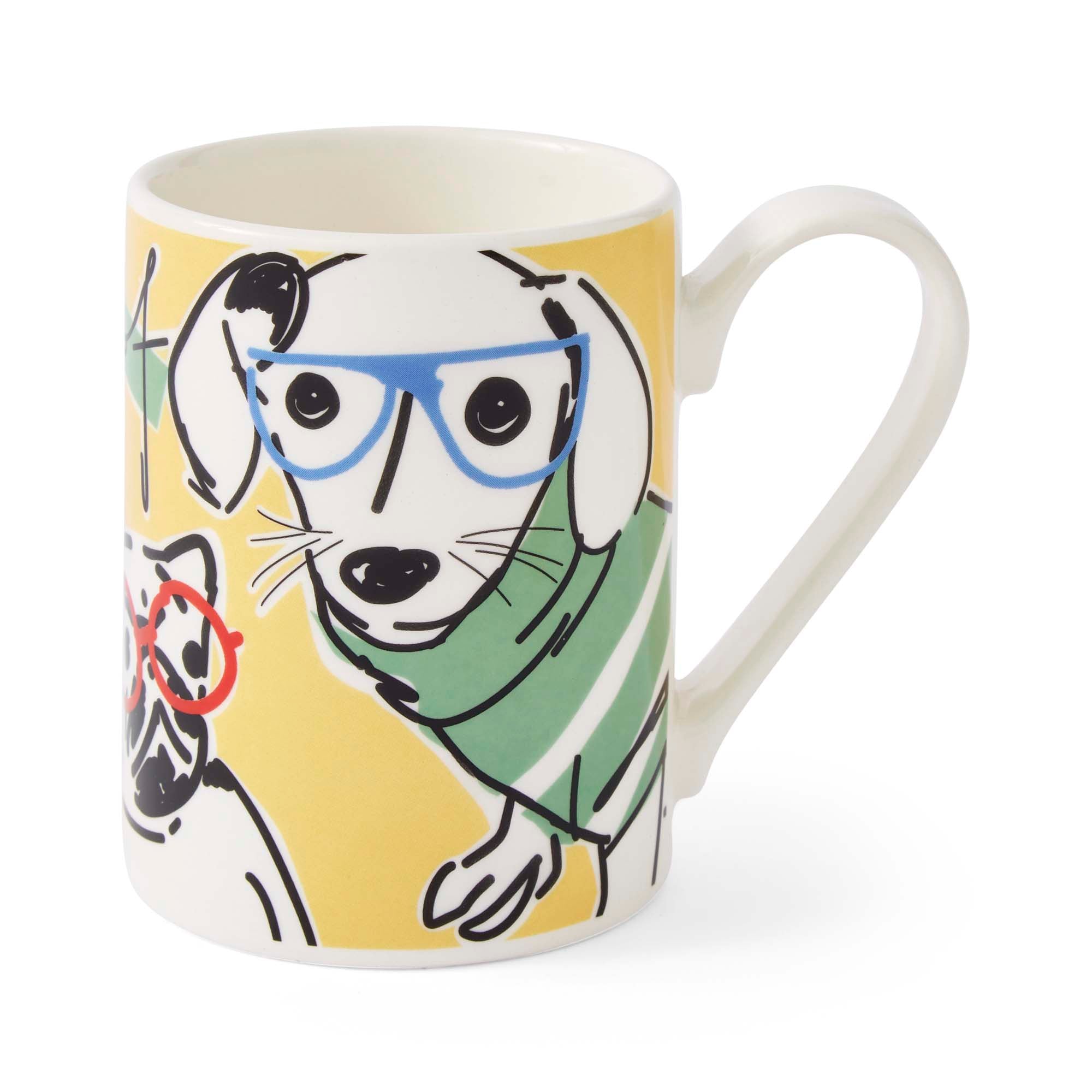 Portmeirion Mugmerion Yellow Dogs Mug - Mugmerion Yellow Dogs Mug Accessories Sterling Home 1