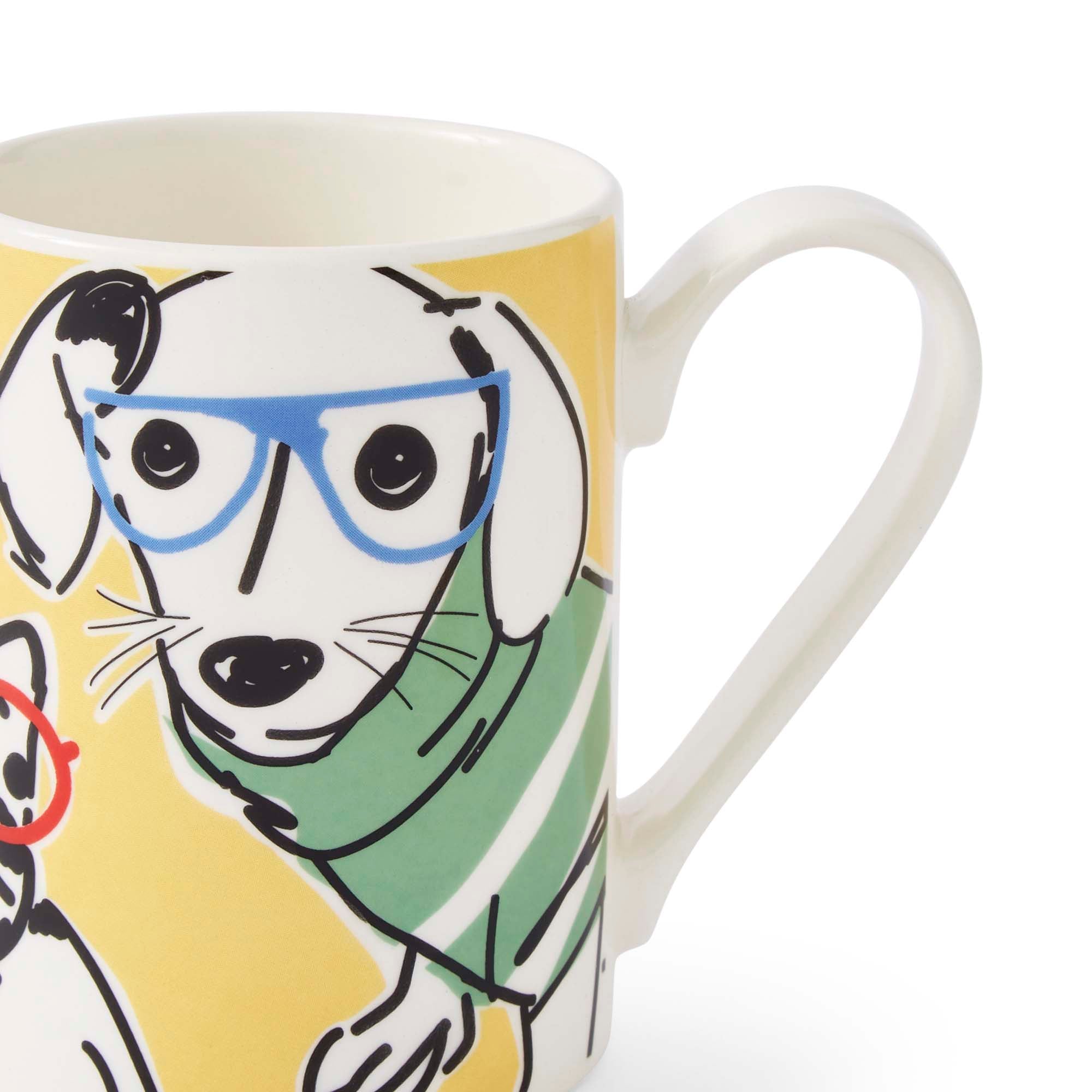 Portmeirion Mugmerion Yellow Dogs Mug - Mugmerion Yellow Dogs Mug Accessories Sterling Home 5