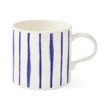 Portmeirion Mugmerion Blue Wash Pin Stripe Mugs
