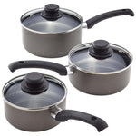 Judge Everyday Non Stick 3 Piece Saucepan Set - DISC Judge Everyday 3 Pce Saucepan Set Non Stick Accessories Sterling Home 1