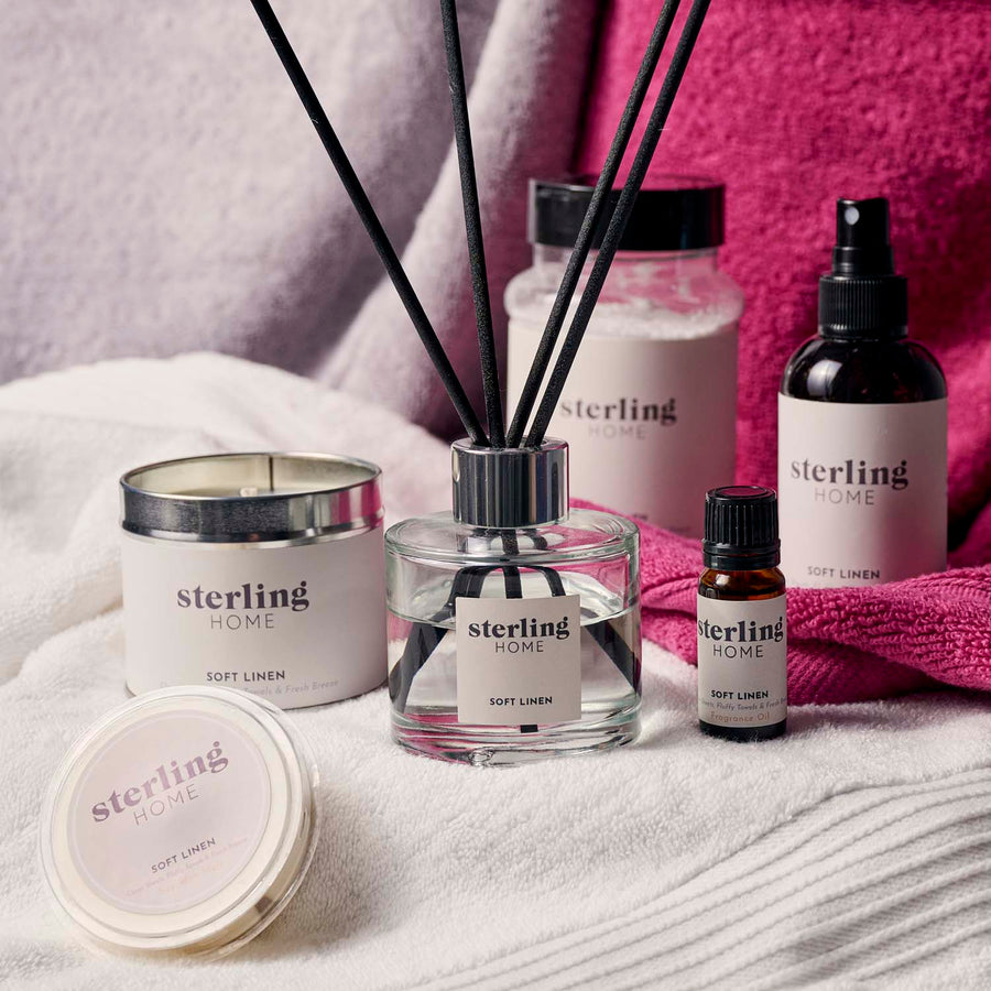 Sterling Home Fragrance Soft Linen Reed Diffuser - DISC 100ML Reed Diffuser - Soft Linen Accessories Sterling Home 2