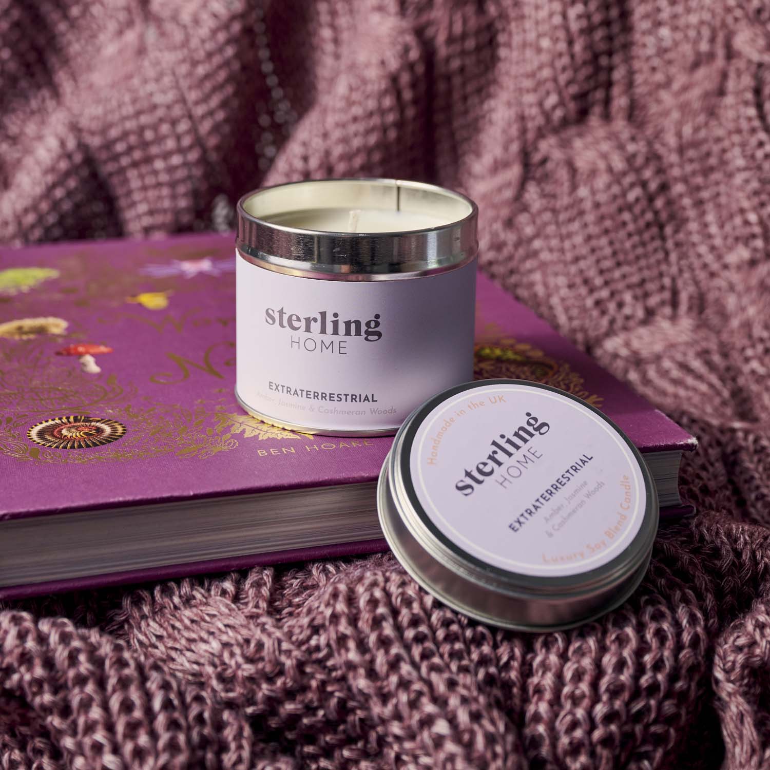 Sterling Home Fragrance Extraterrestrial Tin Candle - 180G Soy Blend Tin Candle - Extraterrestrial Accessories Sterling Home 1