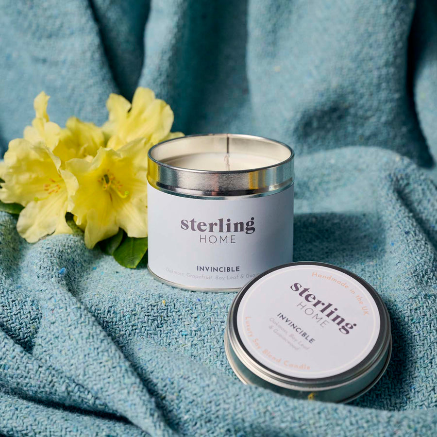 Sterling Home Fragrance Invincible Tin Candle - 180G Soy Blend Tin Candle - Invincible Accessories Sterling Home 1