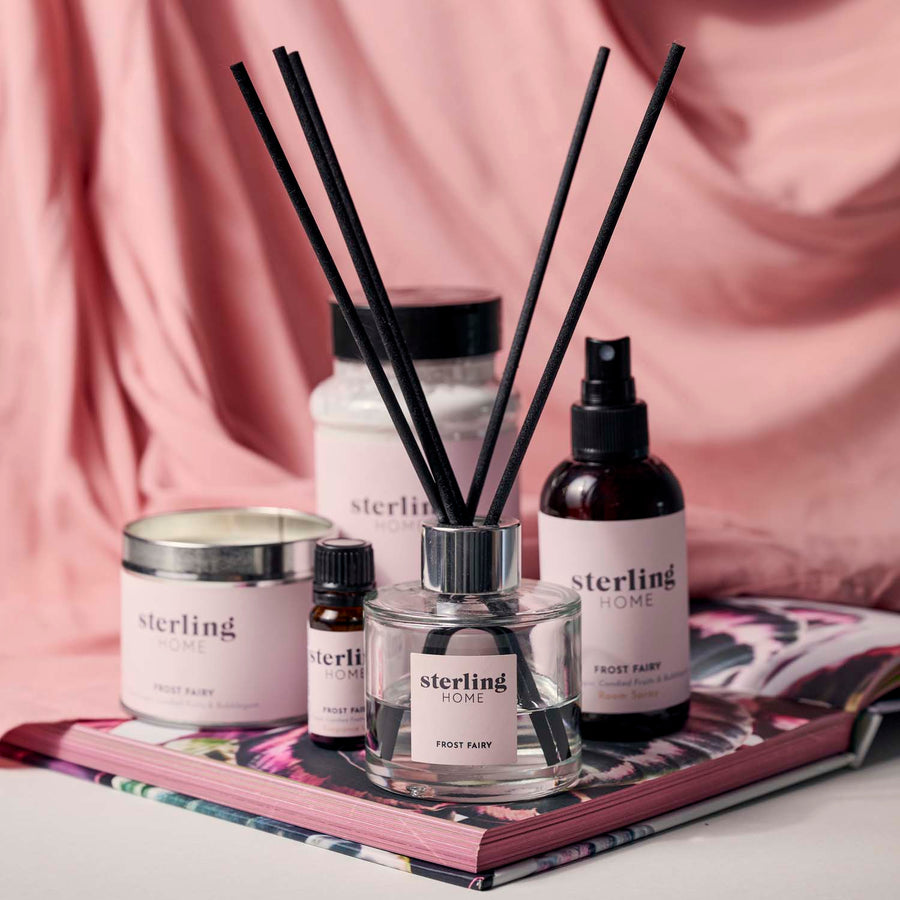 Sterling Home Fragrance Frosty Fairy Tin Candle - 180G Soy Blend Tin Candle - Frost Fairy Accessories Sterling Home 2