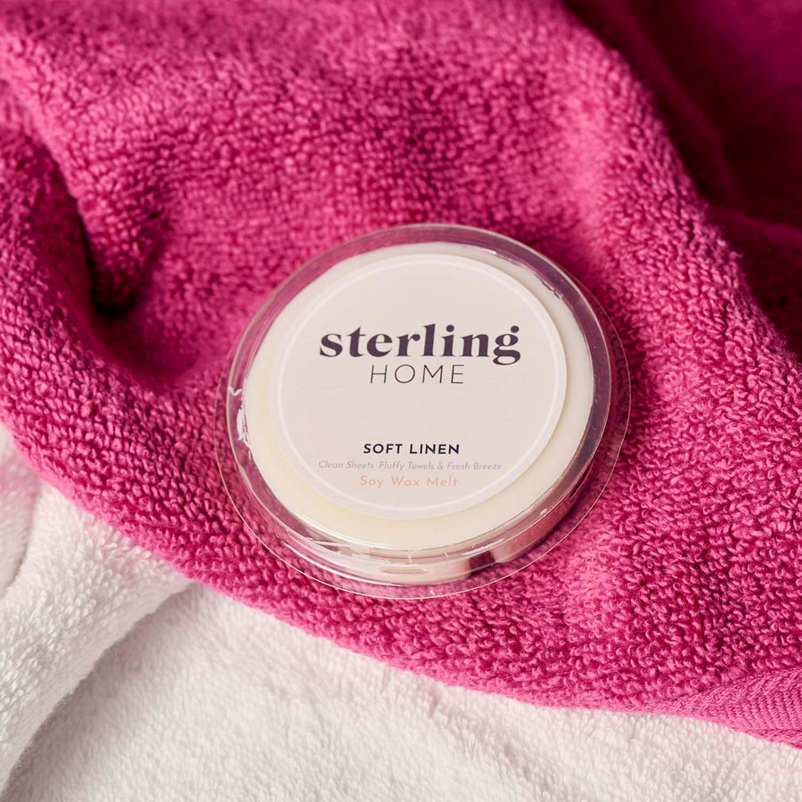 Sterling Home Fragrance Soft Linen Wax Melt - DISC 50G Soy Wax Melt - Soft Linen Accessories Sterling Home 1