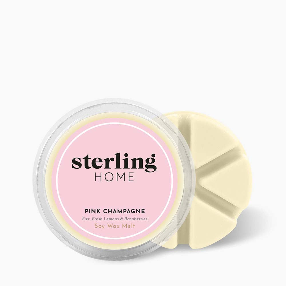 Sterling Home Fragrance Pink Champagne Wax Melt - DISC 50G Soy Wax Melt - Pink Champagne Accessories Sterling Home 3