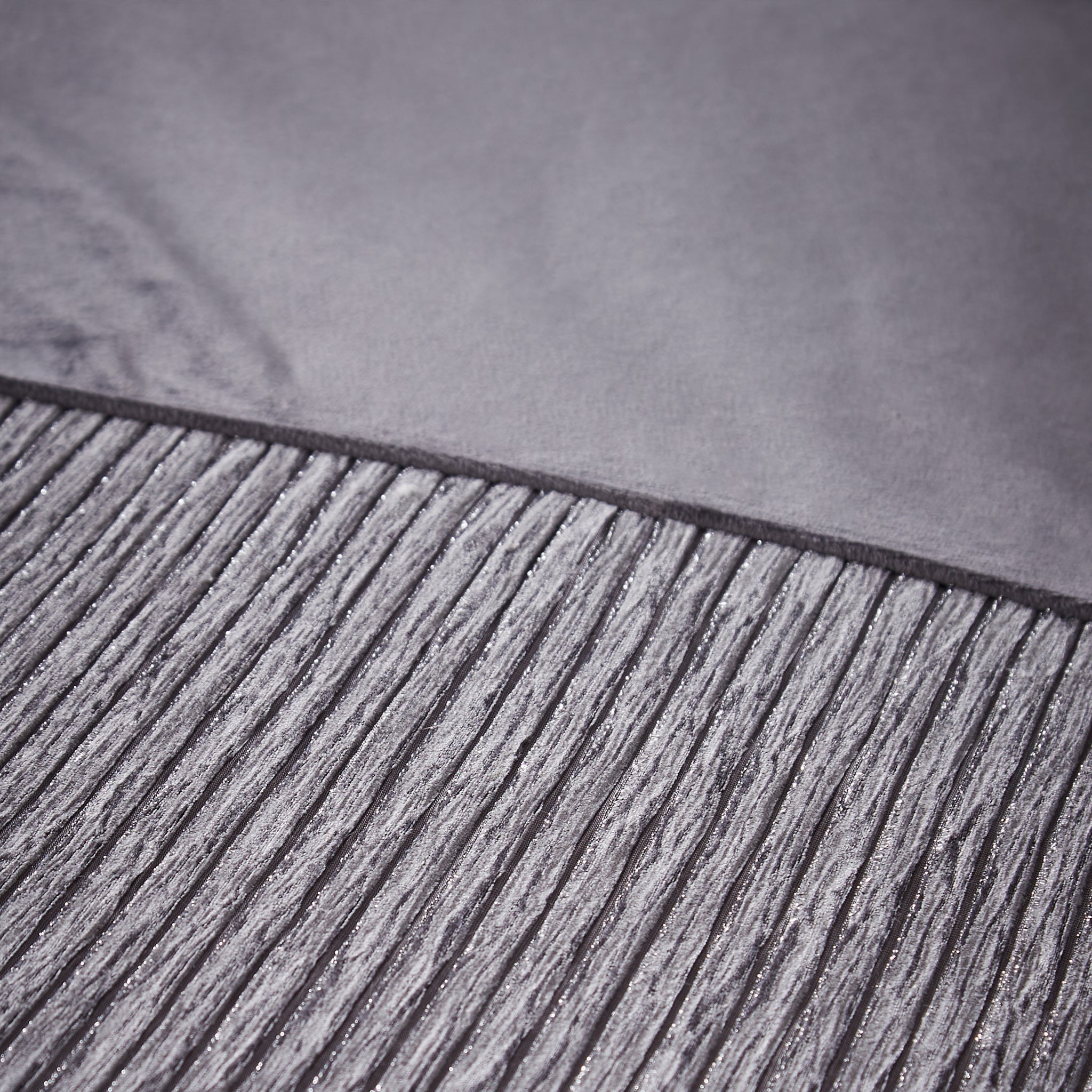 Catherine Lansfield Allure Sparkle Grey Duvet Cover Set Double Accessories Sterling Home 2