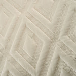 Catherine Lansfield Jacob Geo Cream Duvet Cover Set - Jacob Geo Natural Double Duvet Set - Double Accessories Sterling Home 4