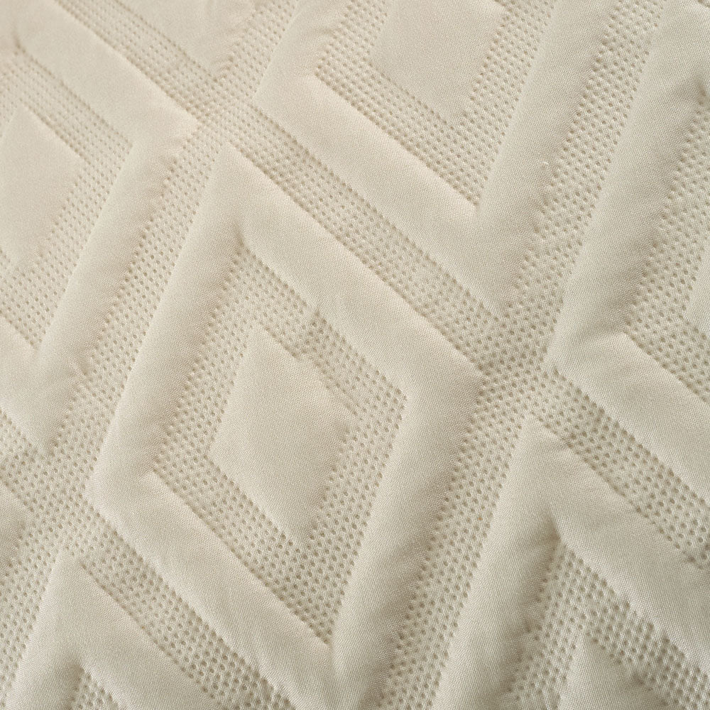 Catherine Lansfield Jacob Geo Cream Duvet Cover Set - Jacob Geo Natural King Duvet Set - King Sterling Home 4