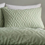 Catherine Lansfield Jacob Geo Green Duvet Cover Set - Jacob Geo Sage Double Duvet Set - Double Accessories Sterling Home 2