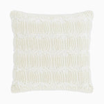 Chunky Marl Knit Cream Square Cushion - DISC Chunky Marl Knit Cream Cushion 45x45CM Accessories Sterling Home 2