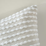 Stab Stitch Cream Square Cushion - DISC Stab Stitch Natural Cushion 43x43CM Accessories Sterling Home 3