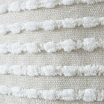 Stab Stitch Cream Square Cushion - DISC Stab Stitch Natural Cushion 43x43CM Accessories Sterling Home 4