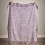 Stab Stitch Purple Throw - DISC Stab Stitch Lilac Throw 125x150CM Accessories Sterling Home 4