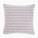 Stab Stitch Purple Square Cushion - DISC Stab Stitch Lilac Cushion 43x43CM Accessories Sterling Home 2