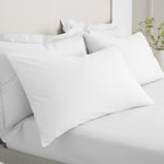 Bianca Percale White Pillowcase Pair - 200TC Percale White Std Pillowcase Pair Accessories Sterling Home 1