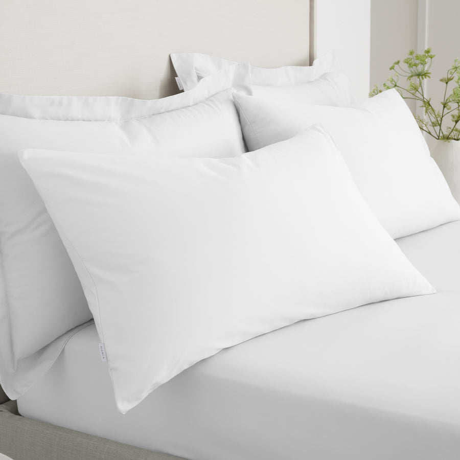 Bianca Percale White Pillowcase Pair - 200TC Percale White Std Pillowcase Pair Accessories Sterling Home 1
