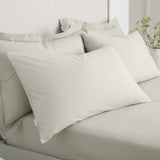 Bianca Percale Cream Standard Pillowcase Pair