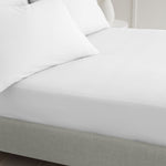 Bianca Percale White Fitted Bed Sheet - 200TC Percale White Double Fitted Sheet - Double Accessories Sterling Home 1