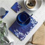 Denby Blue Foliage Colours Set of 6 Placemats - Denby Colours Blue Foliage Placemats Set Of 6 Accessories Sterling Home 1