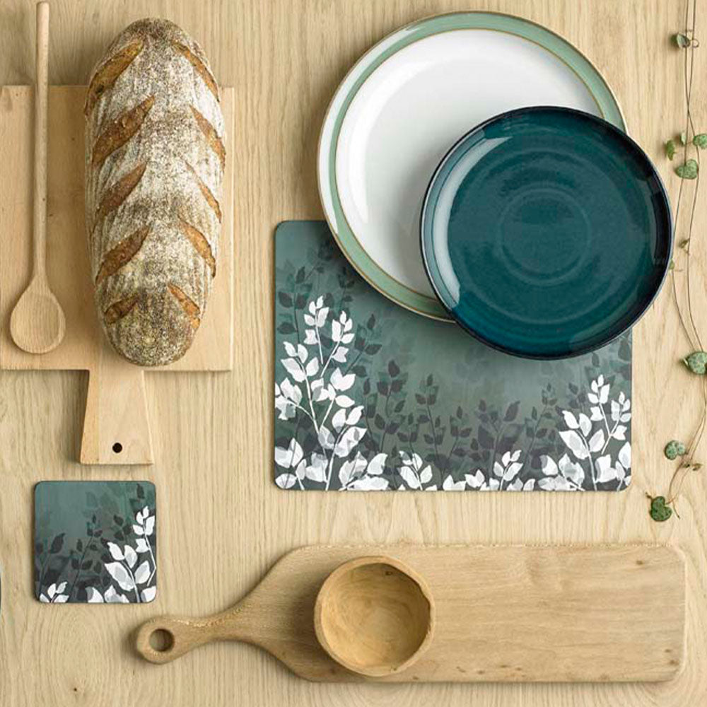 Denby Green Foliage Colours Set of 6 Placemats - DISC Denby Colours Green Foliage Placemats Set Of 6 Accessories Sterling Home 1