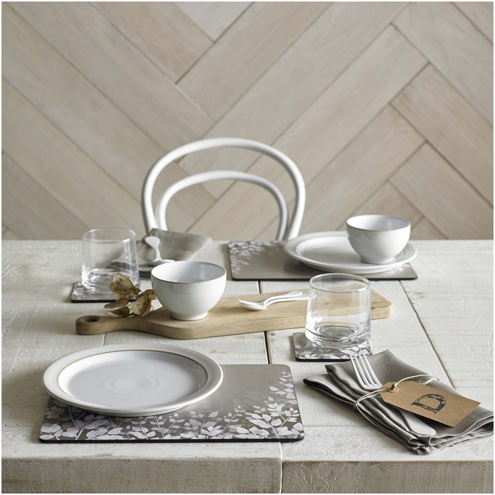 Denby Brown Foliage Colours Set of 6 Placemats - DISC Denby Colours Natural Foliage Placemats Set Of 6 Accessories Sterling Home 1