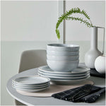 Denby Dove Grey 12 Piece Dinner Set - Dove Grey 12 Piece Tableware Set Accessories Sterling Home 1