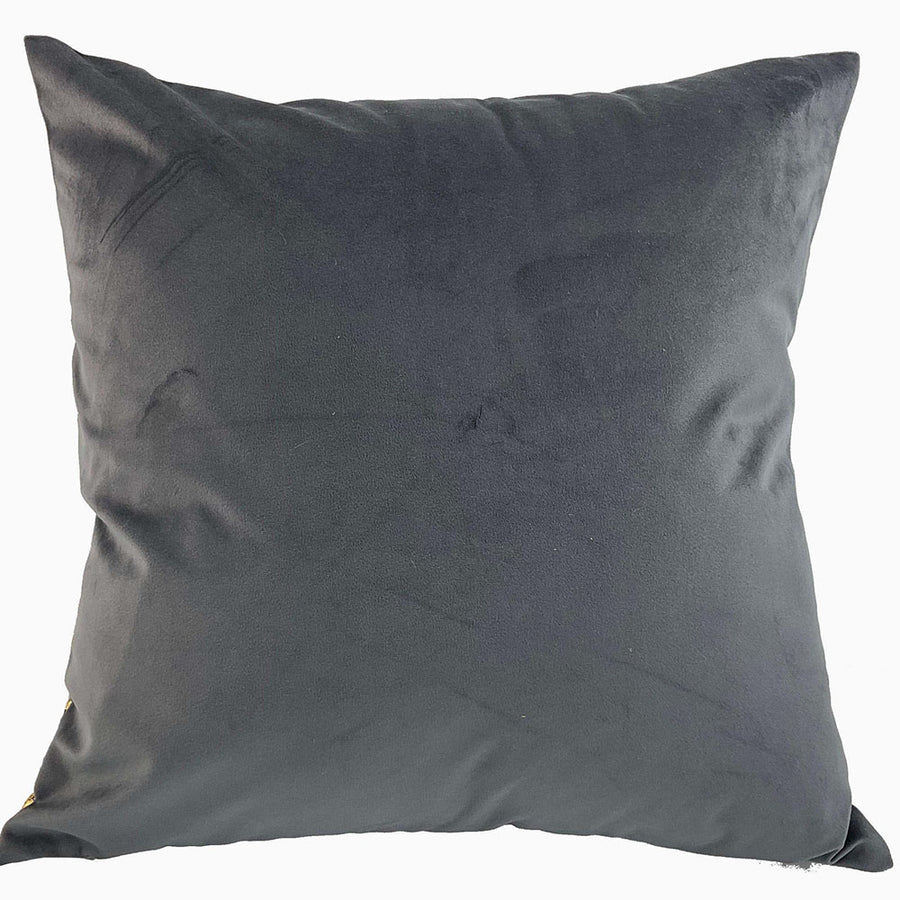 Sally Printed Gold Foil Square Cushion - Sally Printed Floral Gold Foil 45x45CM Cushion Accessories Sterling Home 2