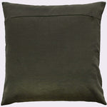 Saloni Art Deco Green Square Cushion - Saloni Art Deco Stitch Olive 45x45CM Cushion Accessories Sterling Home 2
