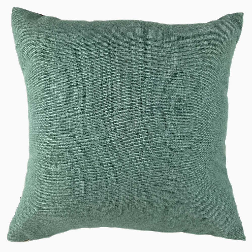 Kelly Floral Green Square Cushion - Kelly Floral Water Seafoam 45x45CM Cushion Accessories Sterling Home 2