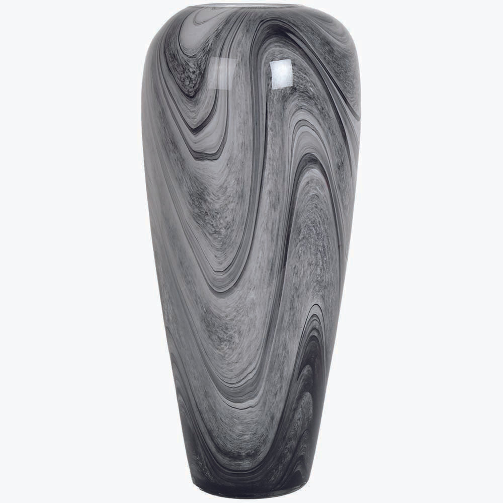 Grey Swirl Vase Small - Grey Swirl Vase 37CM Accessories Sterling Home 1