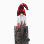 Dangling Legs Red & Grey Tartan Gonk - C Dangly Legs Red Tartan Gonk With Hat Accessories Sterling Home 1