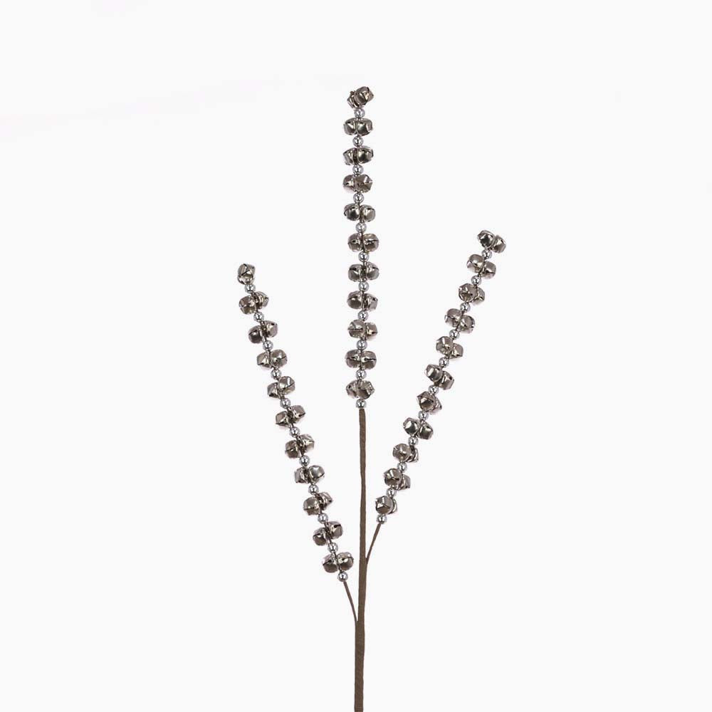 Bell Silver Artificial Flower Spray - L Bell Spray 70CM Accessories Sterling Home 1