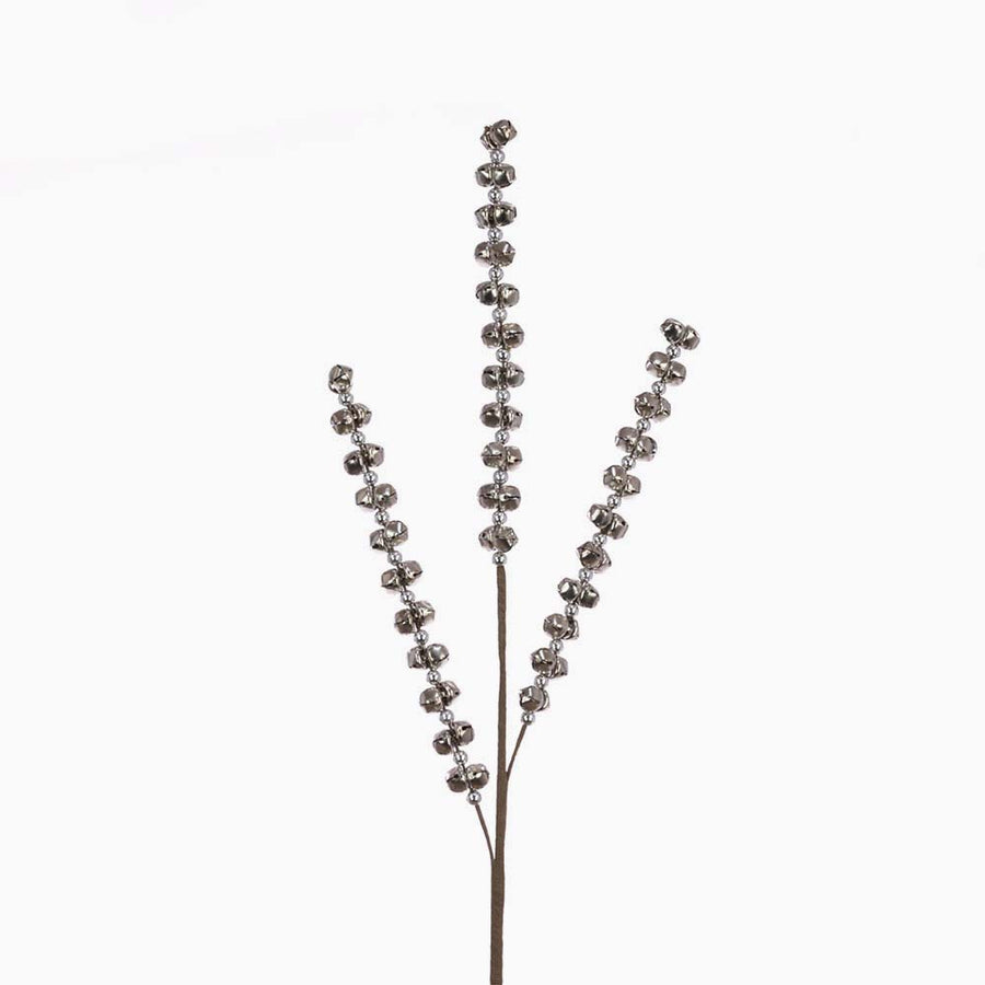 Bell Silver Artificial Flower Spray - L Bell Spray 70CM Accessories Sterling Home 1