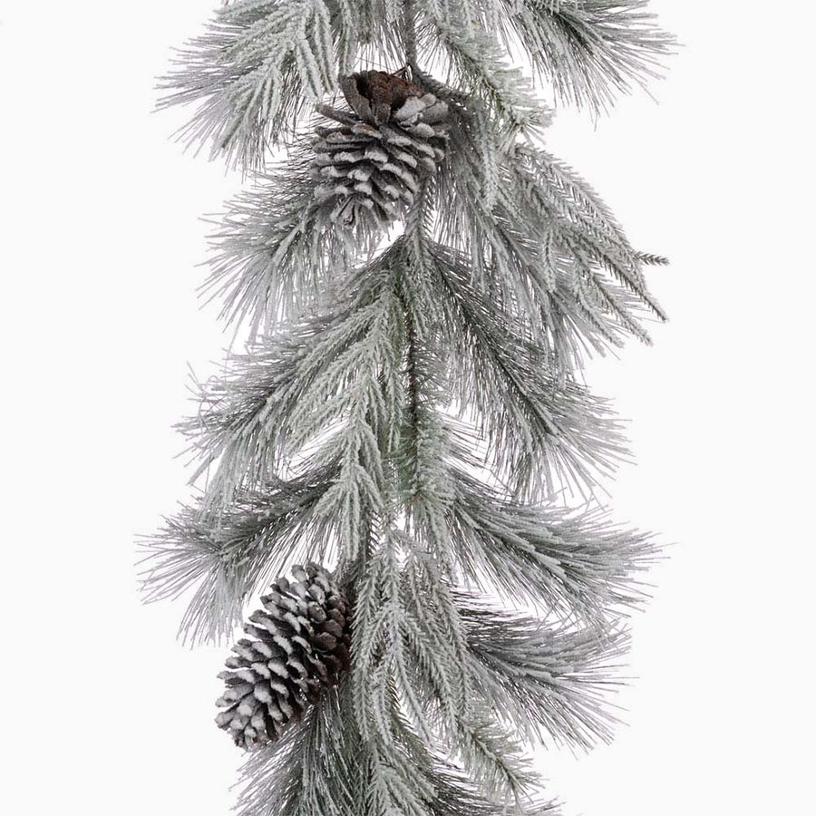 Snowy Pine Garland - Snowy Pine Garland 180CM Accessories Sterling Home 1