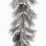 Snowy Pine Garland - Snowy Pine Garland 180CM Accessories Sterling Home 1