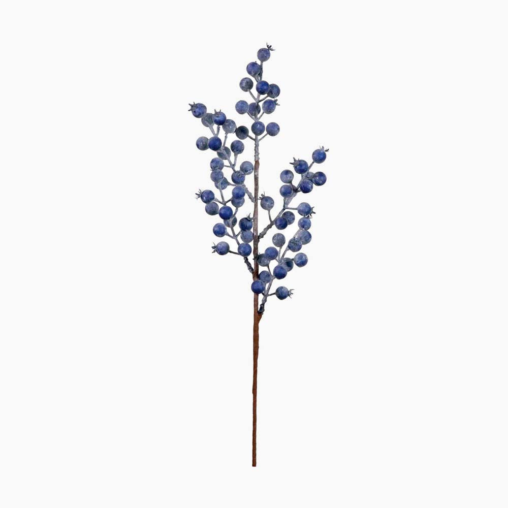 Blueberry Artificial Flower - L Blueberry Stem 58CM Accessories Sterling Home 1
