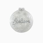 Small Believe Glass Plate - L Believe Glass Plate S 21X23CM Accessories Sterling Home 1
