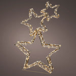 Micro LED Gold Stars - Micro LED Stars Gold 80CM Accessories Sterling Home 1