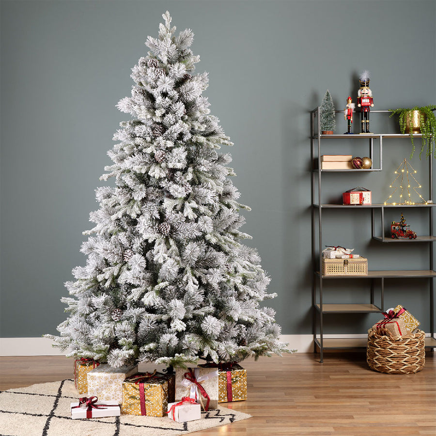 Lausanne Fir Snowy Tree - Lausanne Fir Snowy 210CM Accessories Sterling Home 1